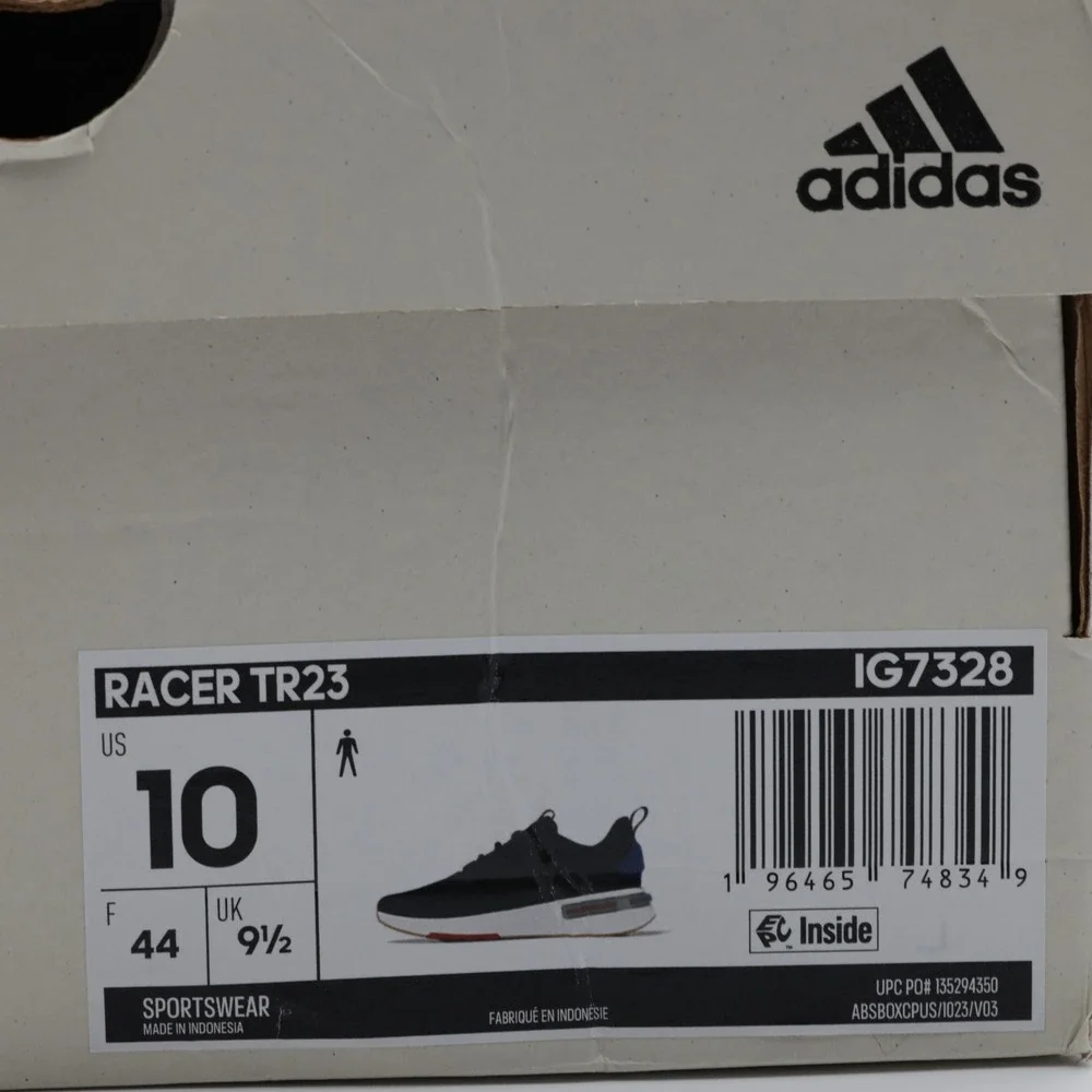 Adidas Men's Race TR23 Running Shoes Black Size 10 Cushioned‎ Low Top Comfort